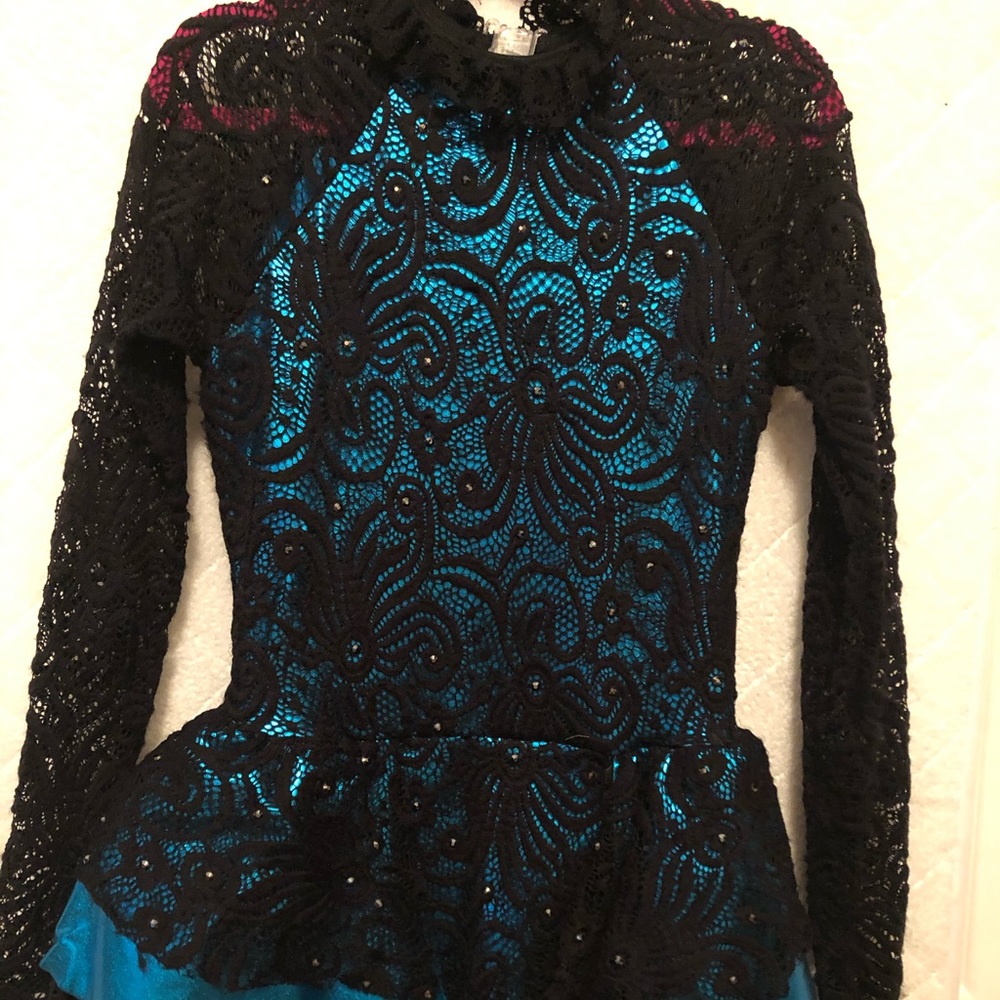 Jazz Curtain Call Costume Child Large Custom Stone